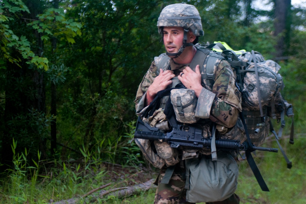 Warrior Walks 10-Kilometers During Army Best Warrior Competition 2017