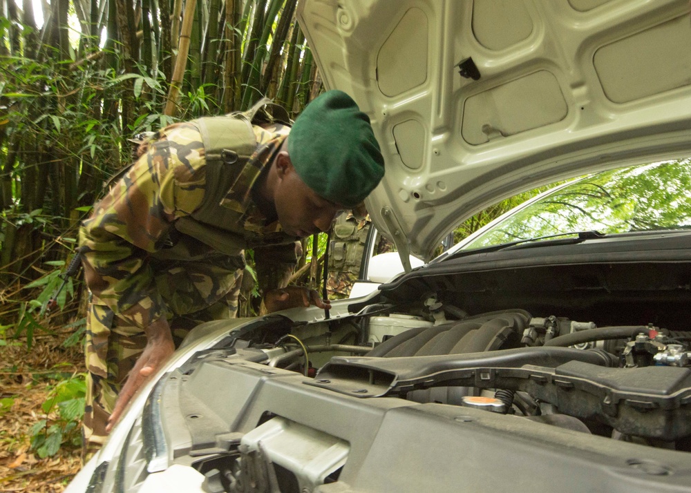 Military and security forces enhance vehicle inspection skills