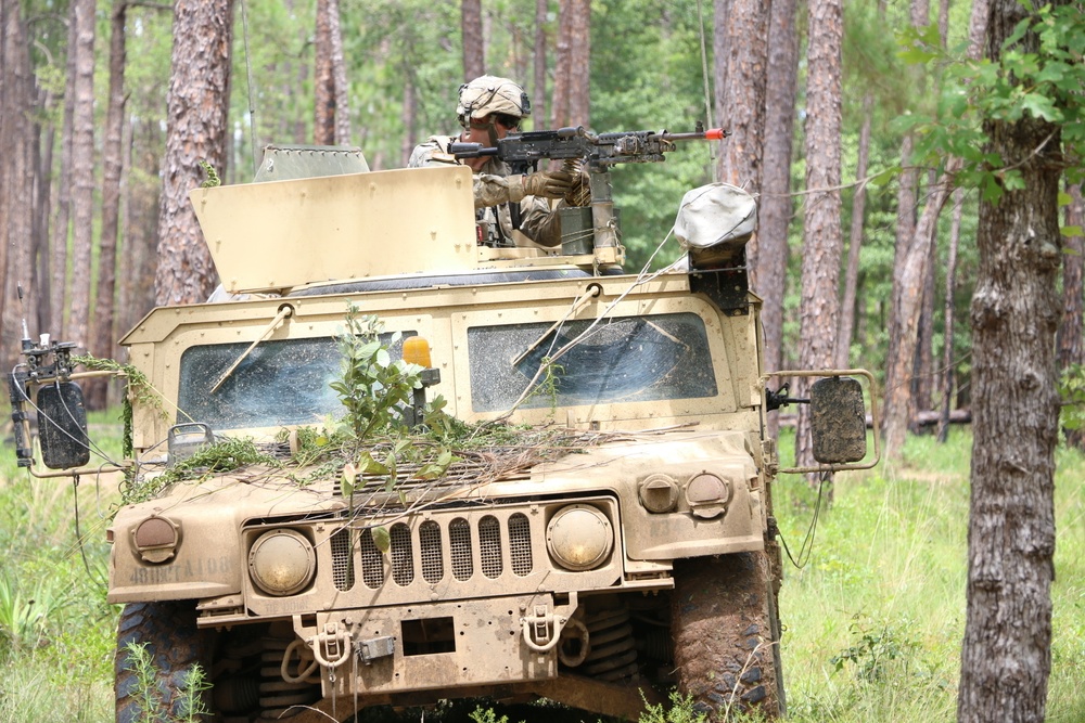 Mustangs mentor during mass casualty evacuation training