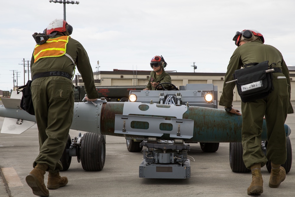 Red Flag-Alaska VMFA-251 F/A-18 Hornet Maintenance