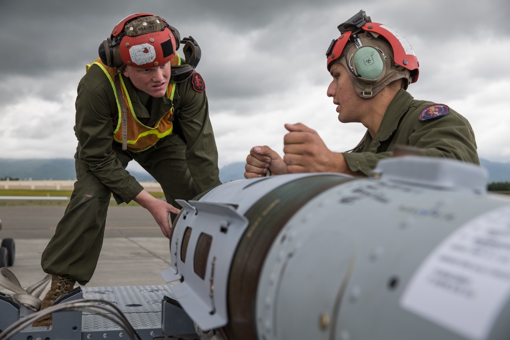 Red Flag-Alaska VMFA-251 F/A-18 Hornet Maintenance