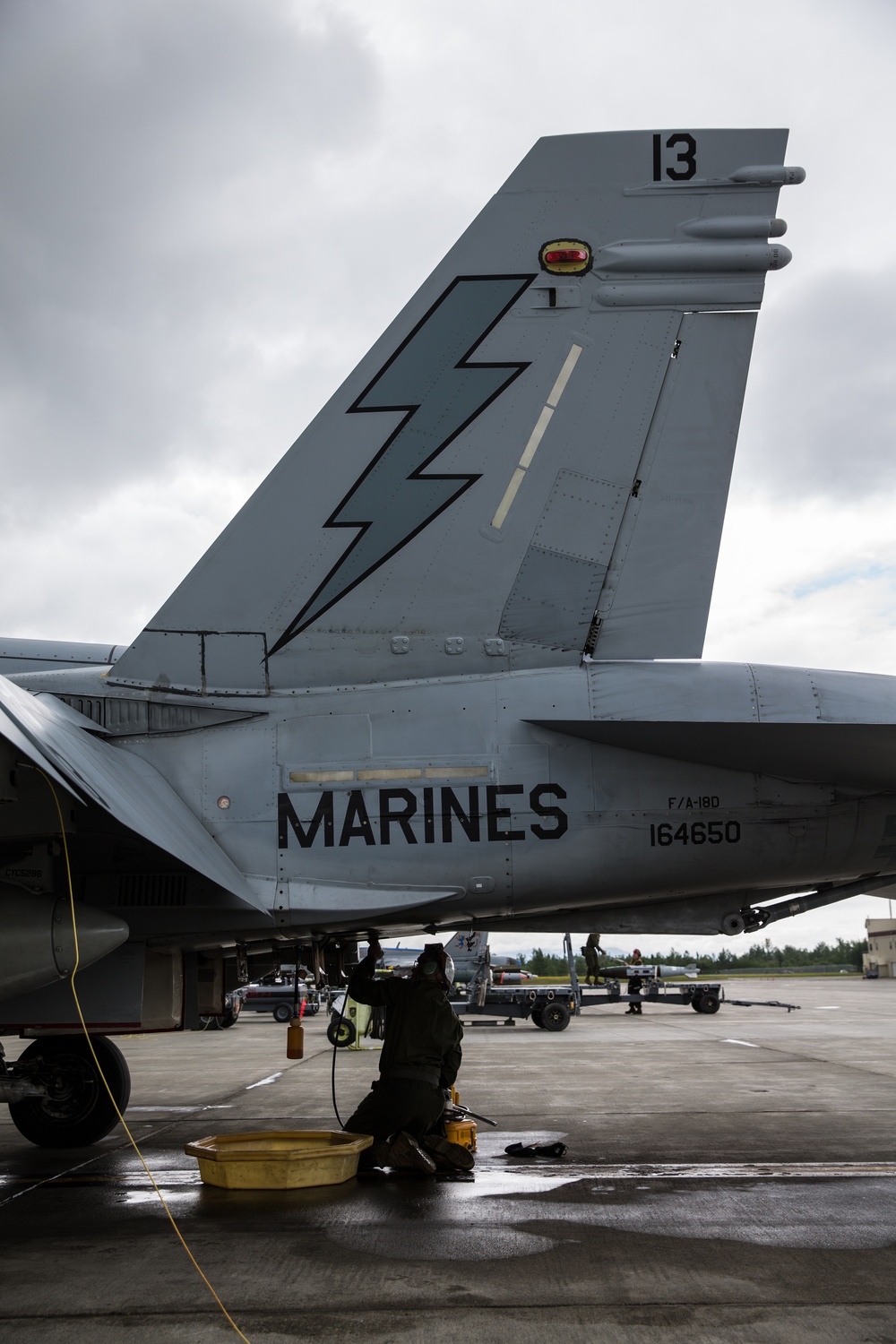 Red Flag-Alaska VMFA-251 F/A-18 Hornet Maintenance