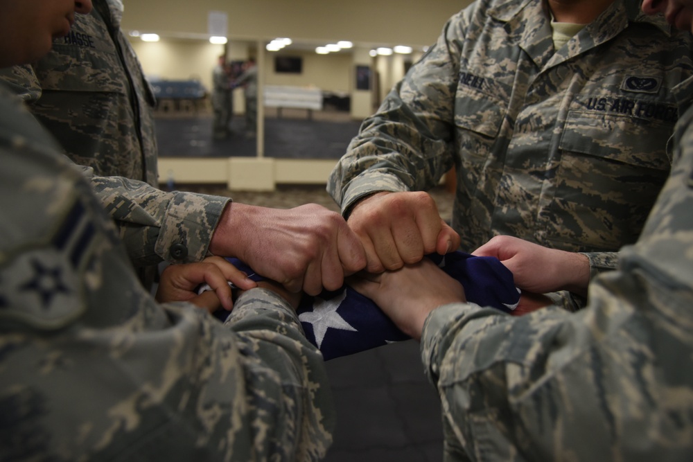 Fairchild Honor Guard maintains funeral mission proficiency
