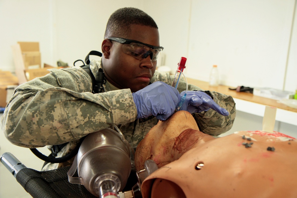 Pa. Medical Soldiers conduct mass casualty training