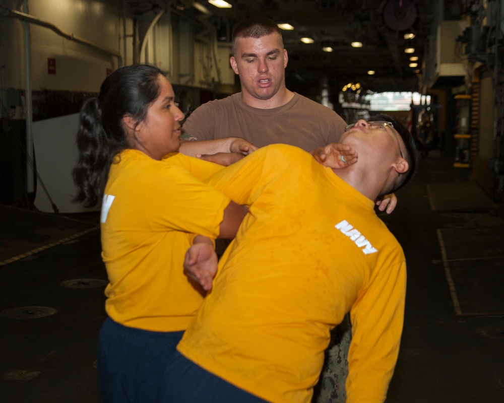 USS Wasp Security Training