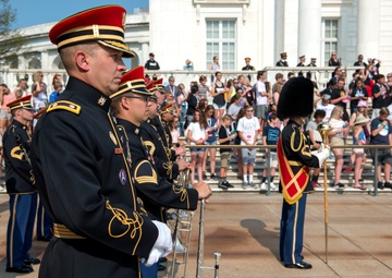 Army Leadership lays a wreath at the Tomb of the Unknown Soldier in honor of the Army's 242nd Birthday