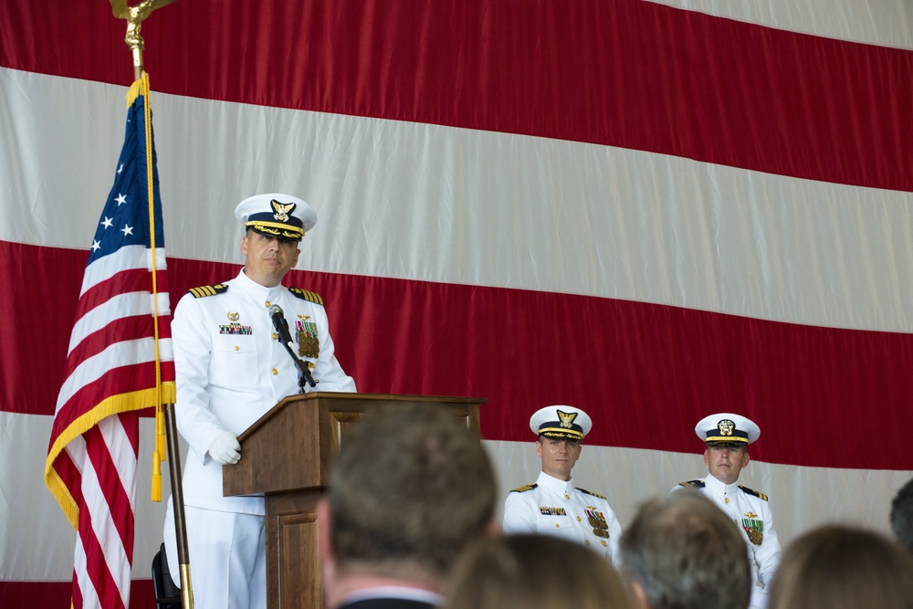 Coast Guard Helicopter Interdiction Tactical Squadron change of command ceremony
