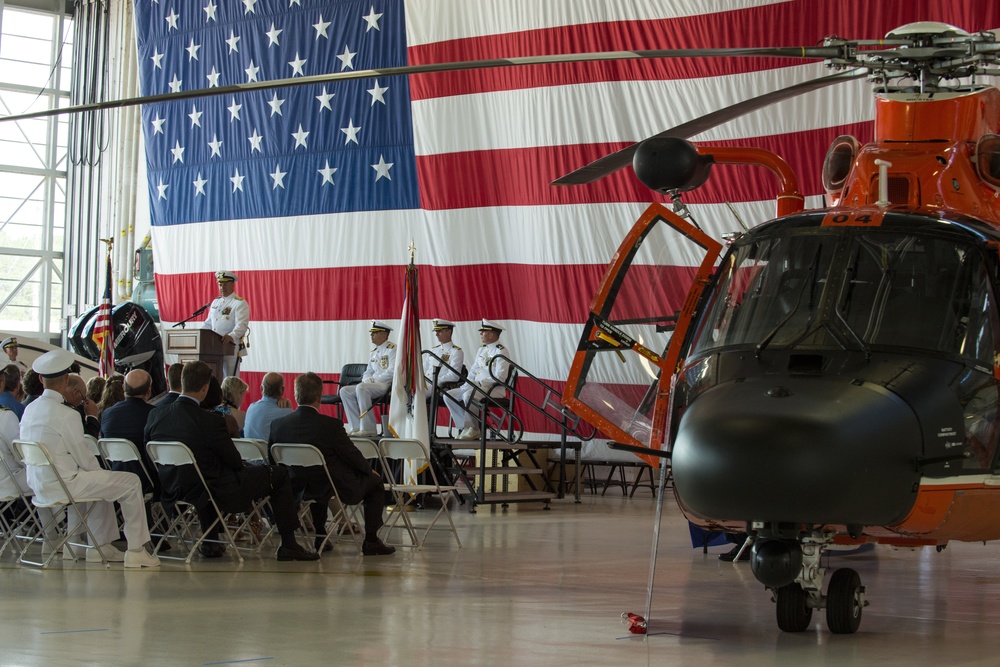 Coast Guard Helicopter Interdiction Tactical Squadron change of command ceremony