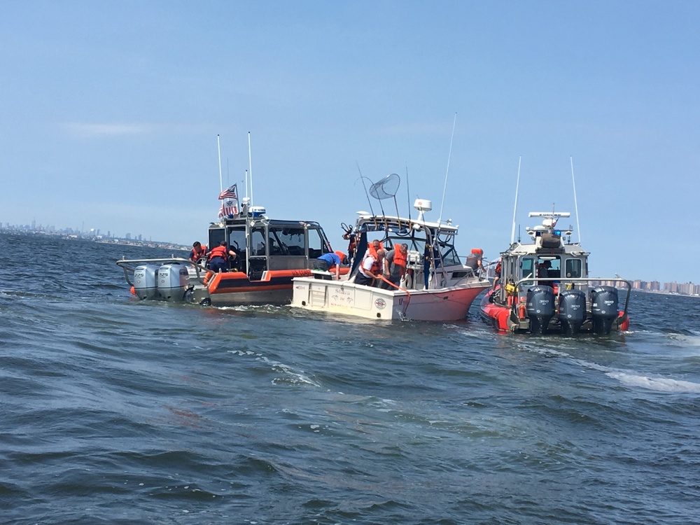Coast Guard, local authorities assist vessel taking on water near Romer Shoal, N.J.