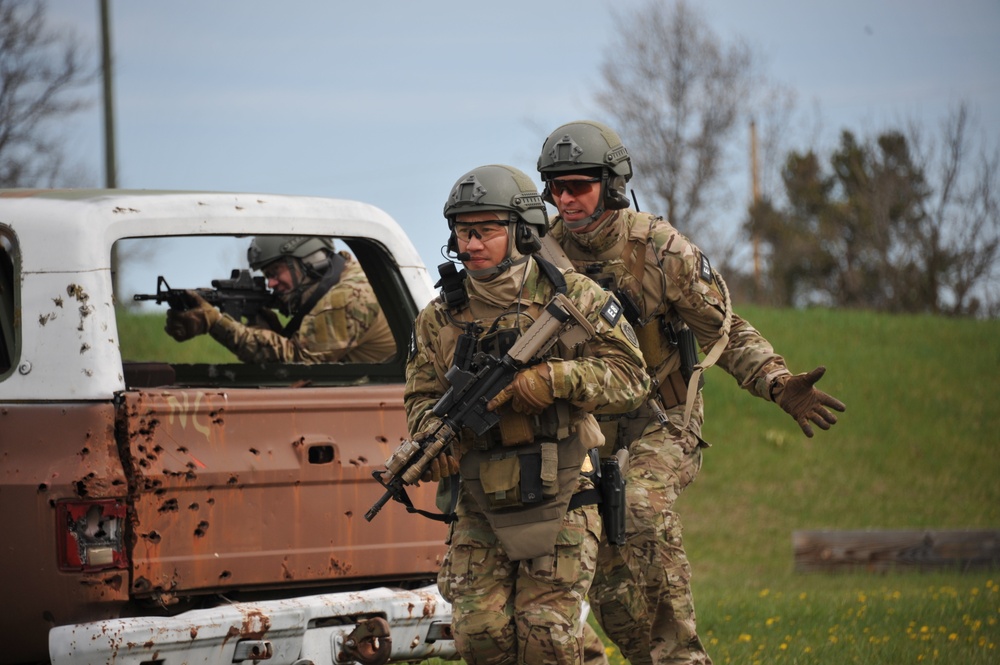FBI LIVE FIRE TRAINING AT FORT MCCOY
