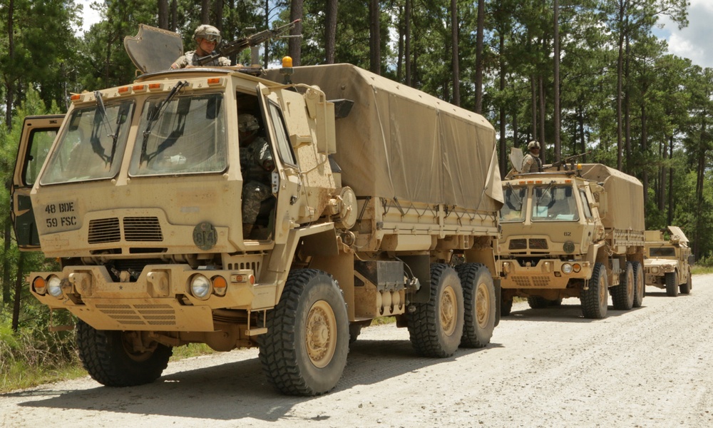 DVIDS - Images - 59th FSC Soldiers conduct convoy live fire [Image 1 of 2]