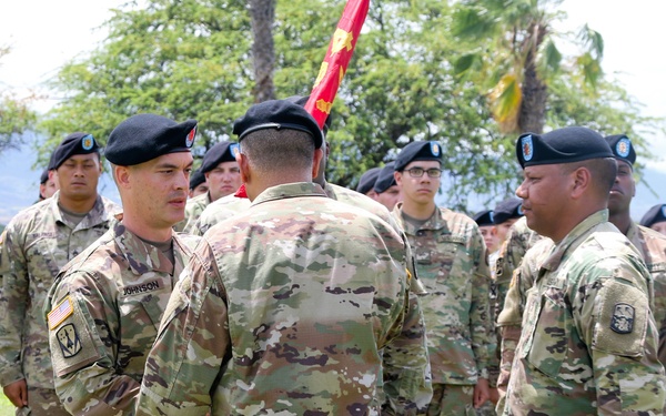 94th HHB, AAMDC Welcomes New First Sergeant