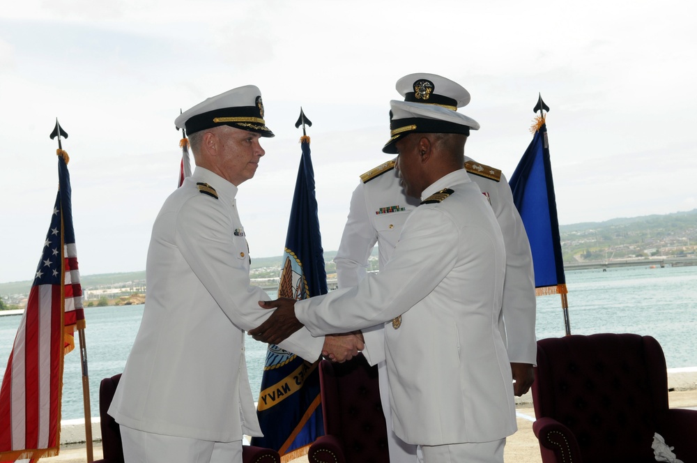 Joint Base Pearl Harbor-Hickam Conducts Change of Command Ceremony