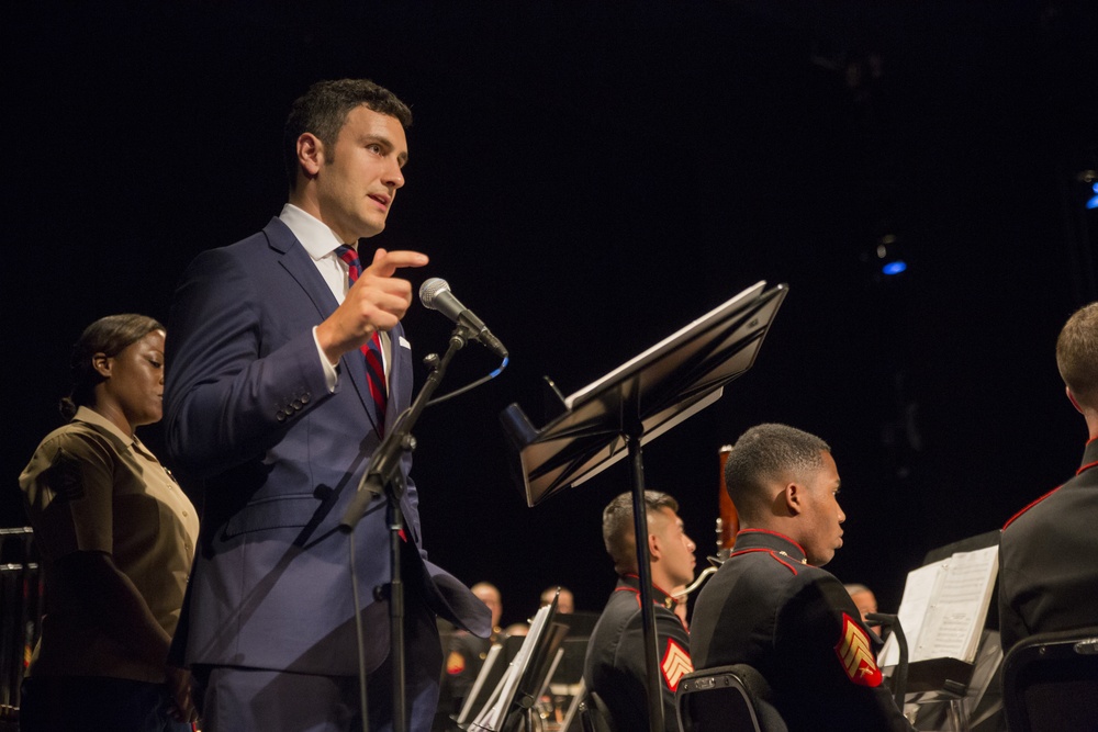 Marine Corps Band New Orleans performs at Hunter College