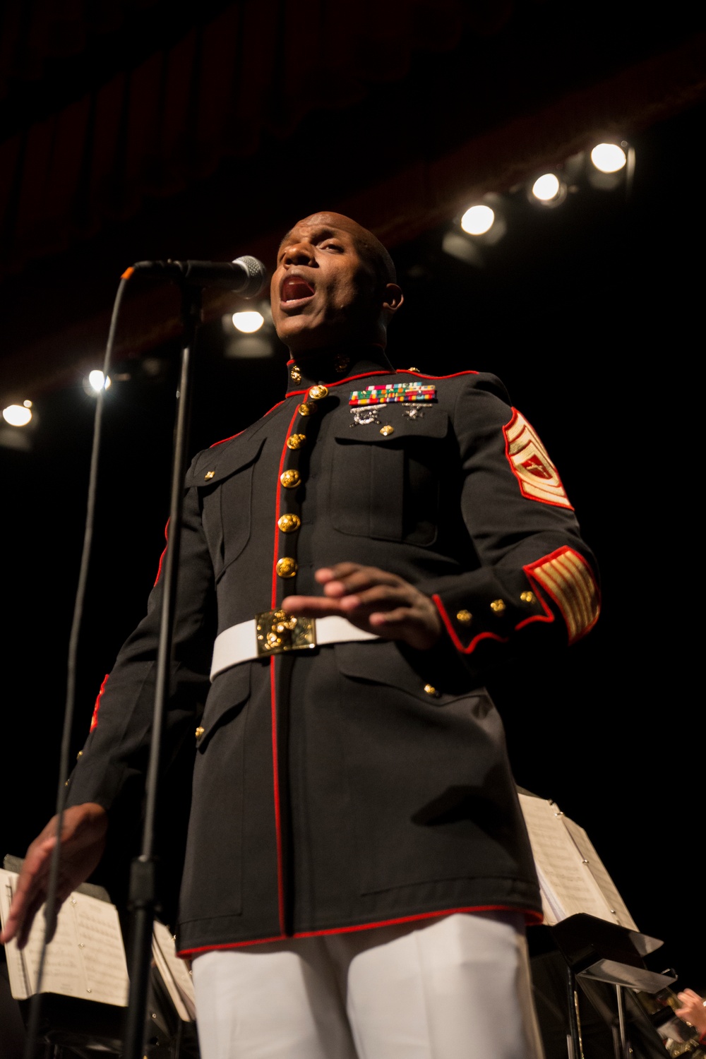 Marine Corps Band New Orleans performs at Hunter College