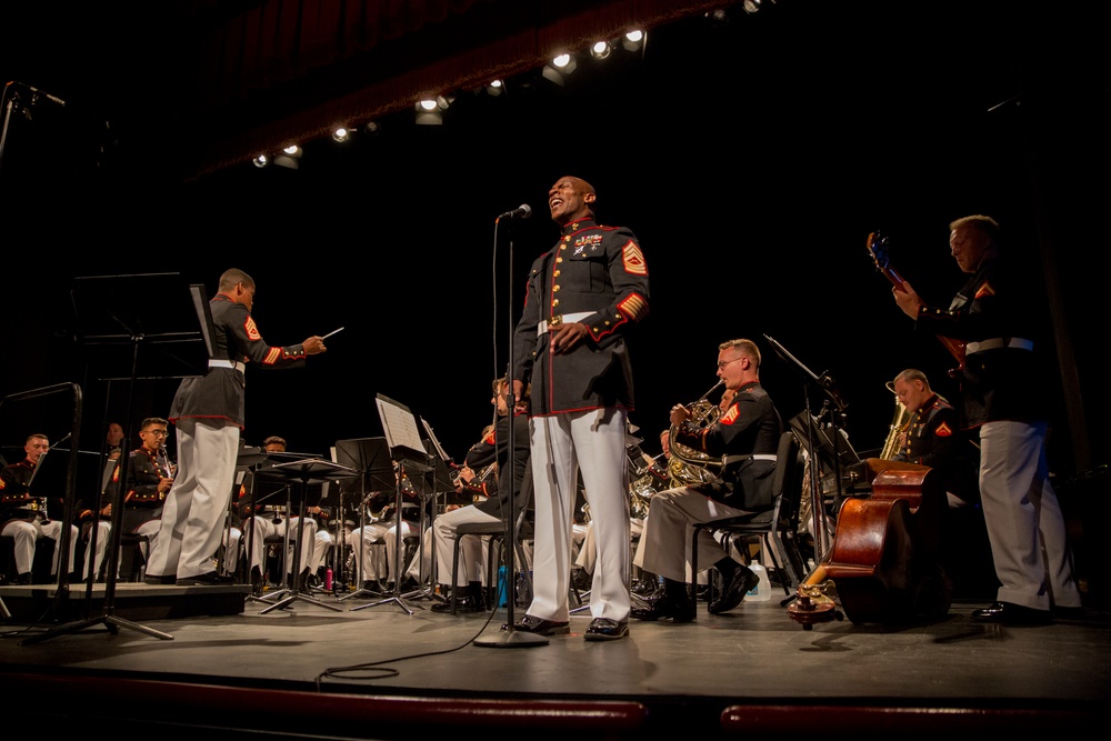 Marine Corps Band New Orleans performs at Hunter College