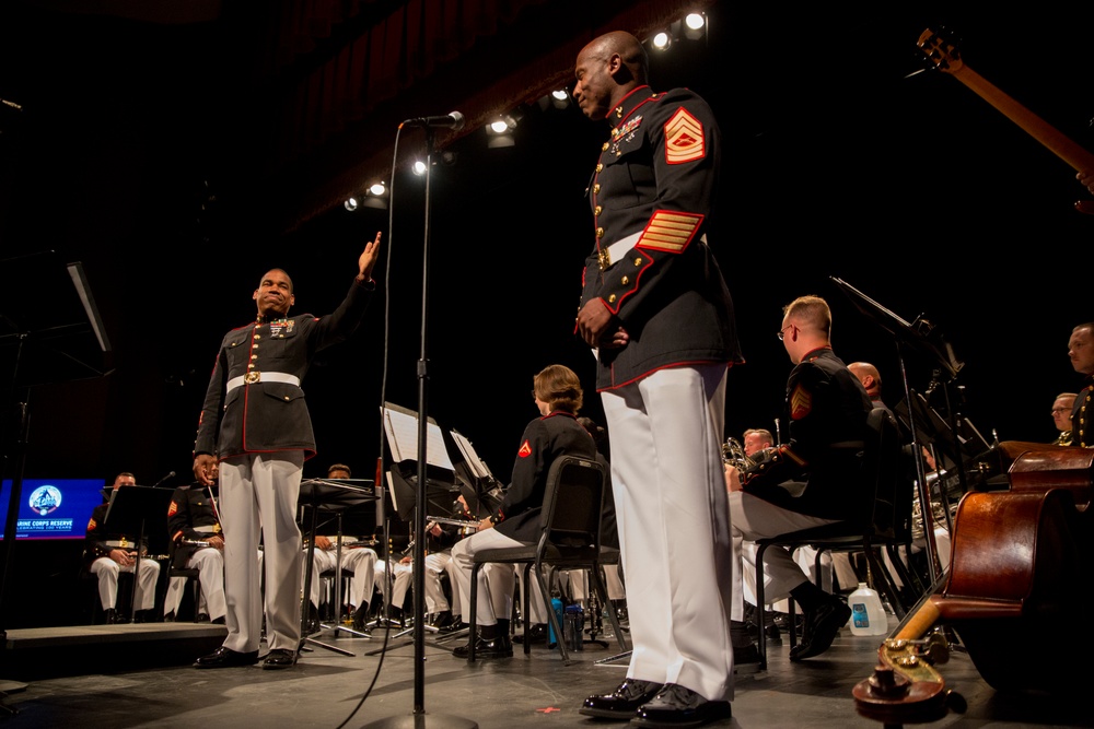 Marine Corps Band New Orleans performs at Hunter College