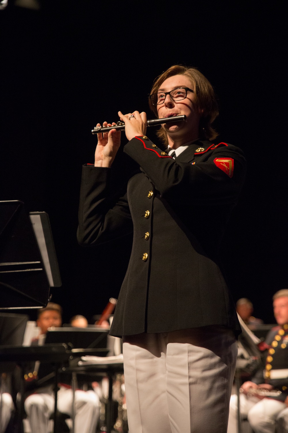 Marine Corps Band New Orleans performs at Hunter College