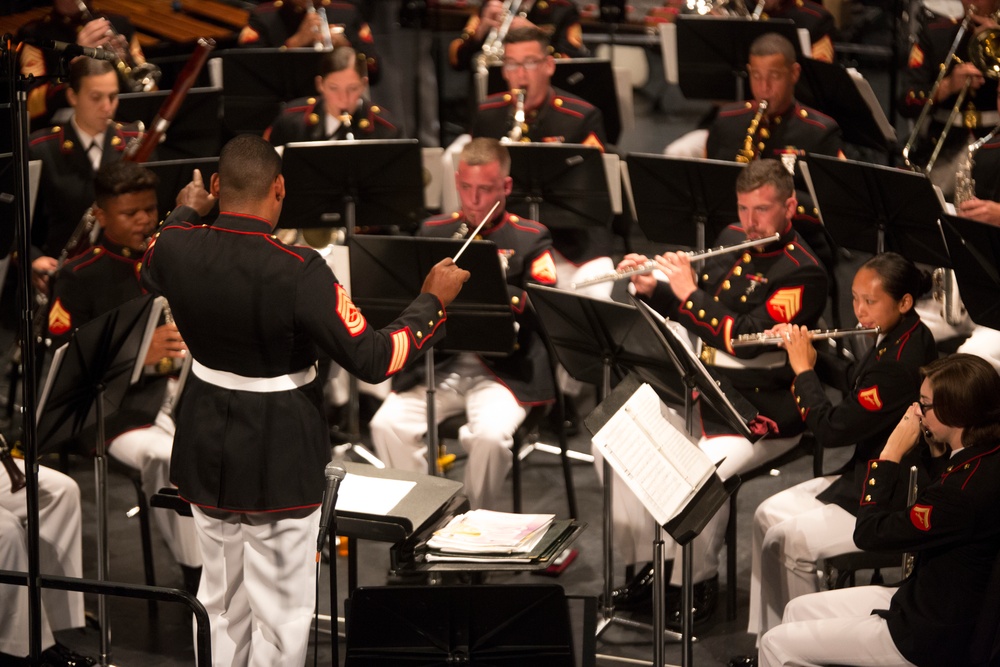 Marine Corps Band New Orleans performs at Hunter College