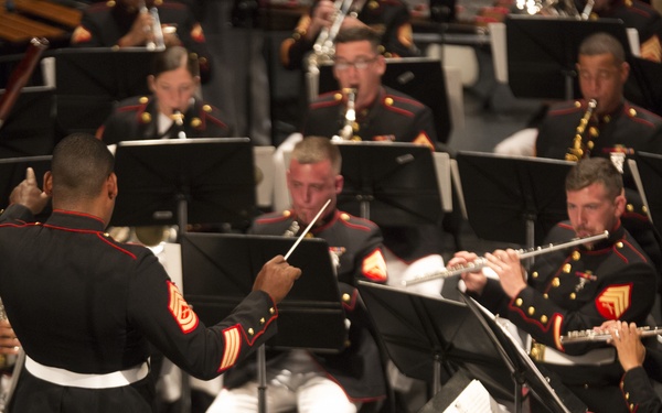 Marine Corps Band New Orleans performs at Hunter College