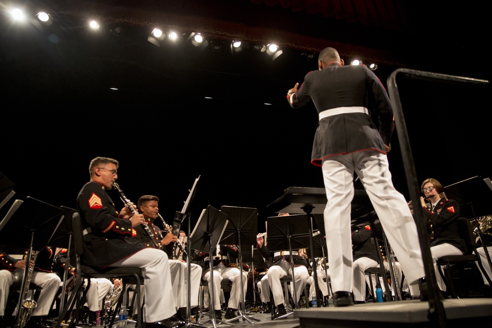 Marine Corps Band New Orleans performs at Hunter College