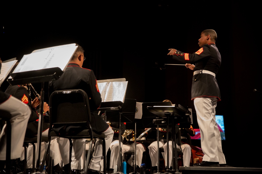 Marine Corps Band New Orleans performs at Hunter College