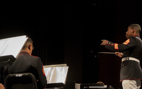 Marine Corps Band New Orleans performs at Hunter College