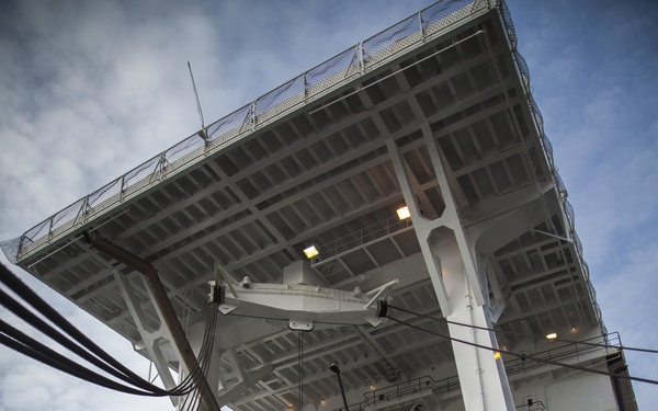 Optimizing Readiness in Norway: MRF-E Marines rotate cave equipment on USNS Lopez