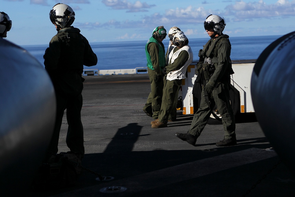 VMA-311 Harriers take flight