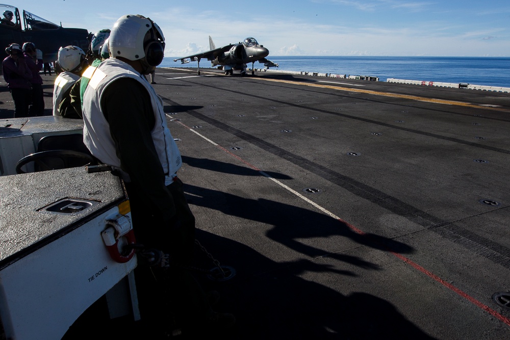 VMA-311 Harriers take flight