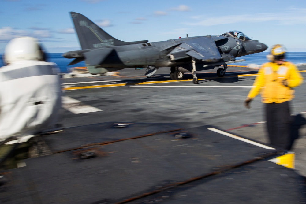 VMA-311 Harriers take flight