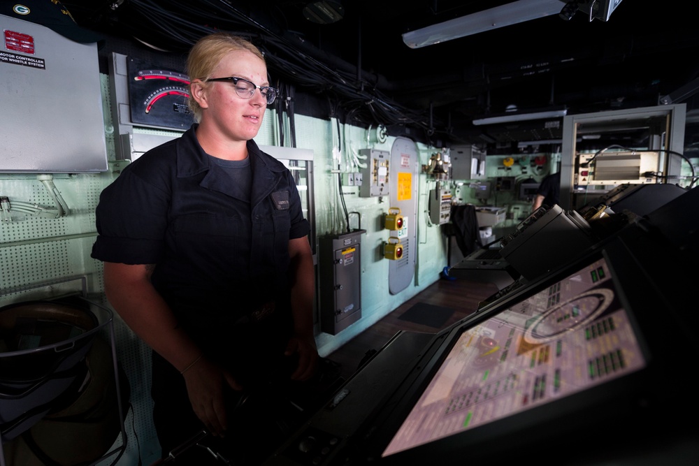 USS Green Bay navigation