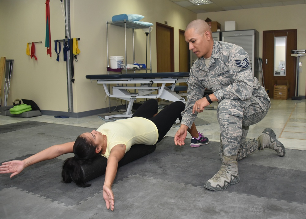 386 AEW physical therapists keep service members fit to fight