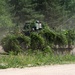 Lithuanian soldiers maneuver