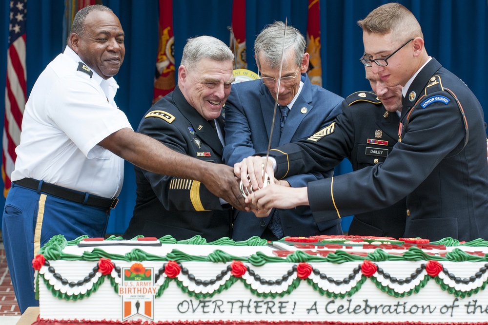 242nd Army Birthday Cake Cutting Ceremony