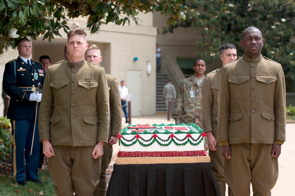 242nd Army Birthday Cake Cutting Ceremony