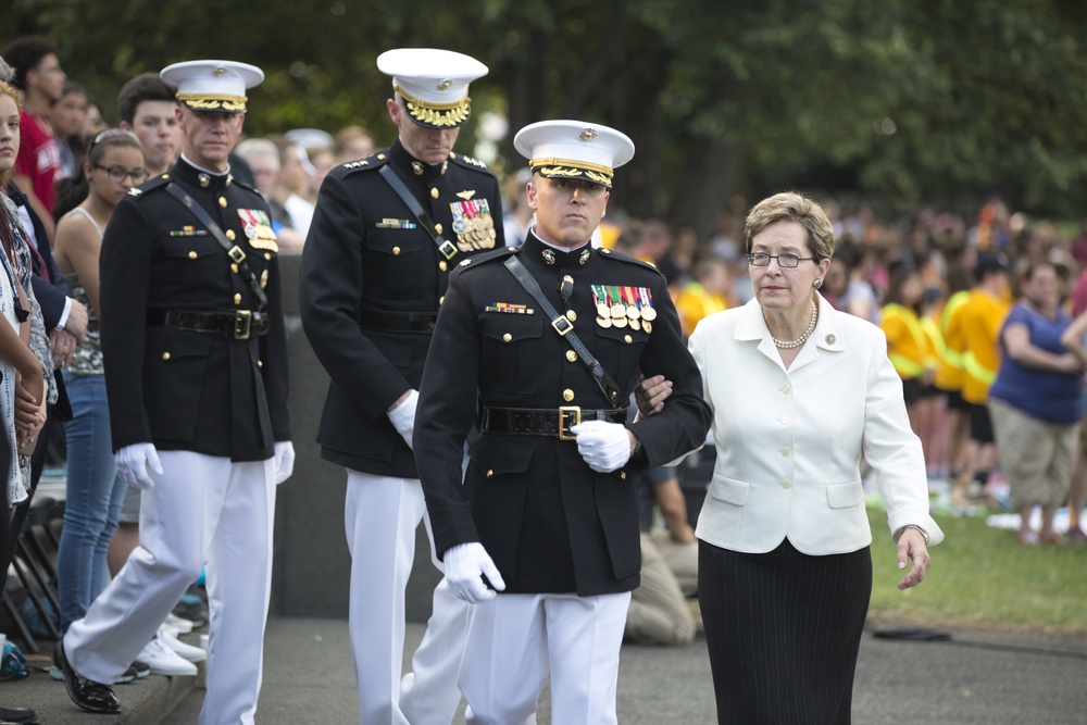 Marine Barracks Washington Sunset Parade June 13, 2017