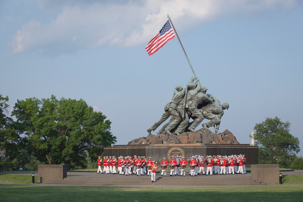 Marine Barracks Washington Sunset Parade June 13, 2017