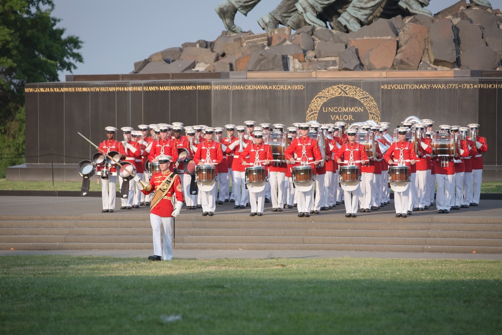 Marine Barracks Washington Sunset Parade June 13, 2017