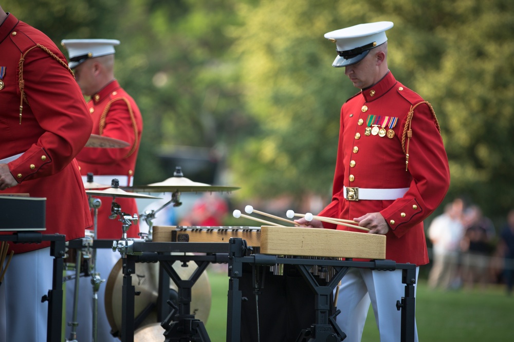 Marine Barracks Washington Sunset Parade June 13, 2017