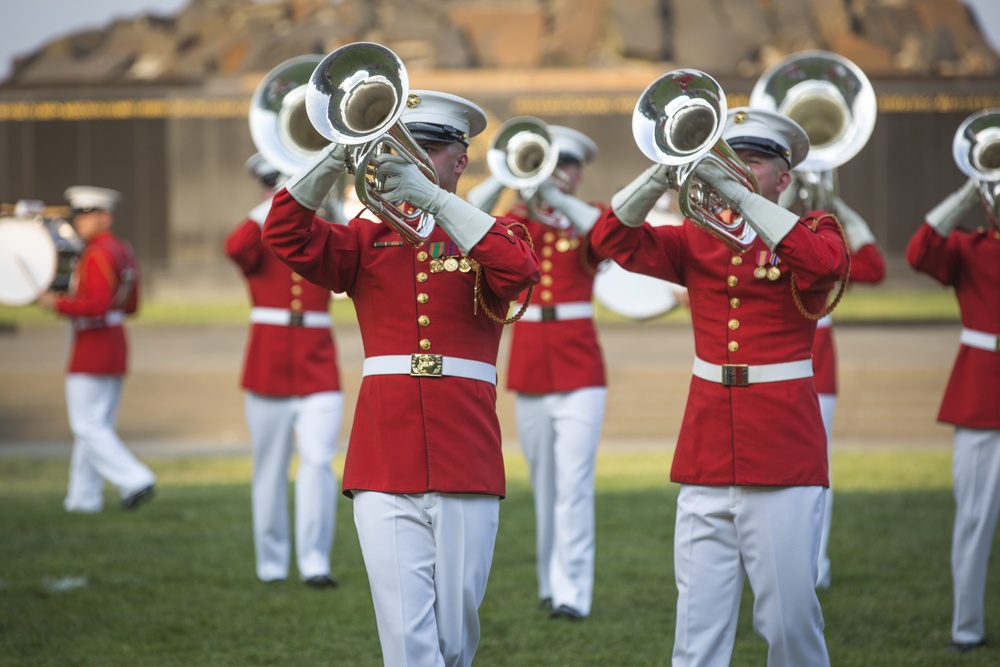 Marine Barracks Washington Sunset Parade June 13, 2017