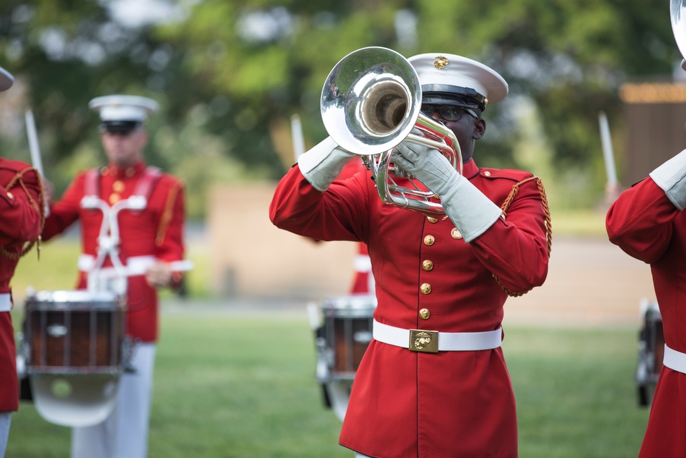 Marine Barracks Washington Sunset Parade June 13, 2017