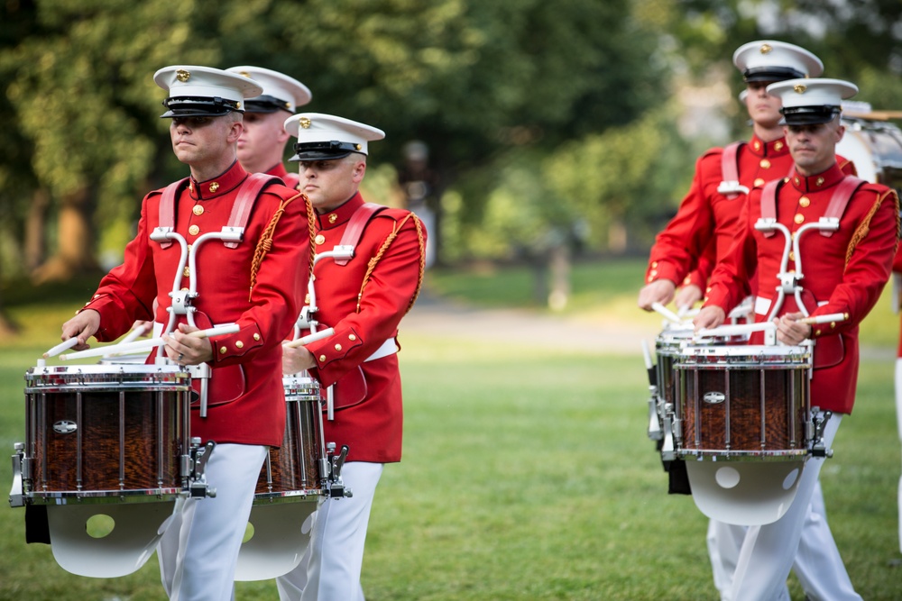 Marine Barracks Washington Sunset Parade June 13, 2017