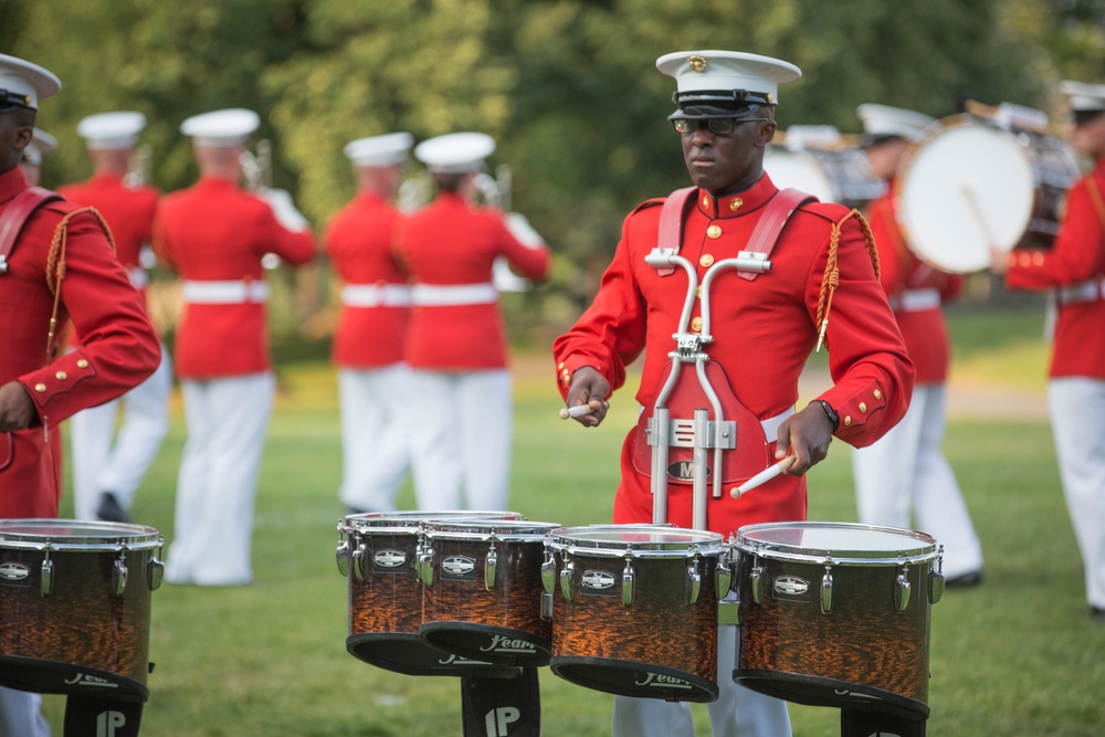 Marine Barracks Washington Sunset Parade June 13, 2017