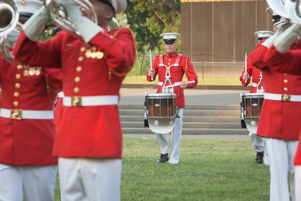 Marine Barracks Washington Sunset Parade June 13, 2017