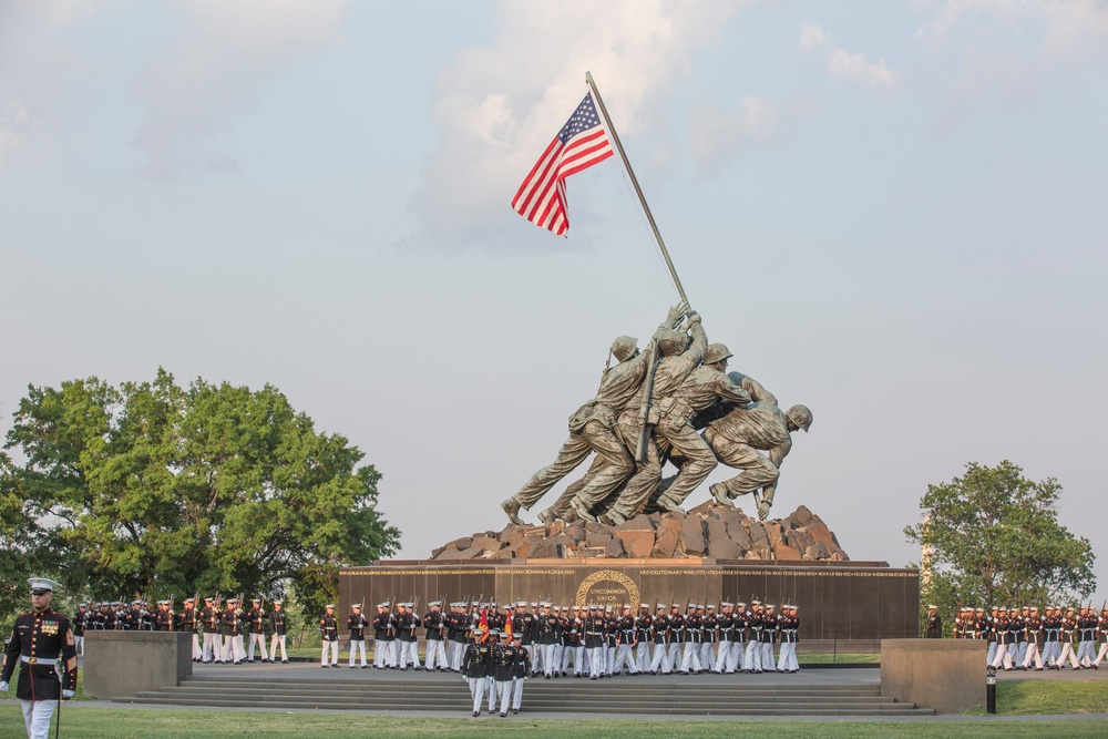 Marine Barracks Washington Sunset Parade June 13, 2017