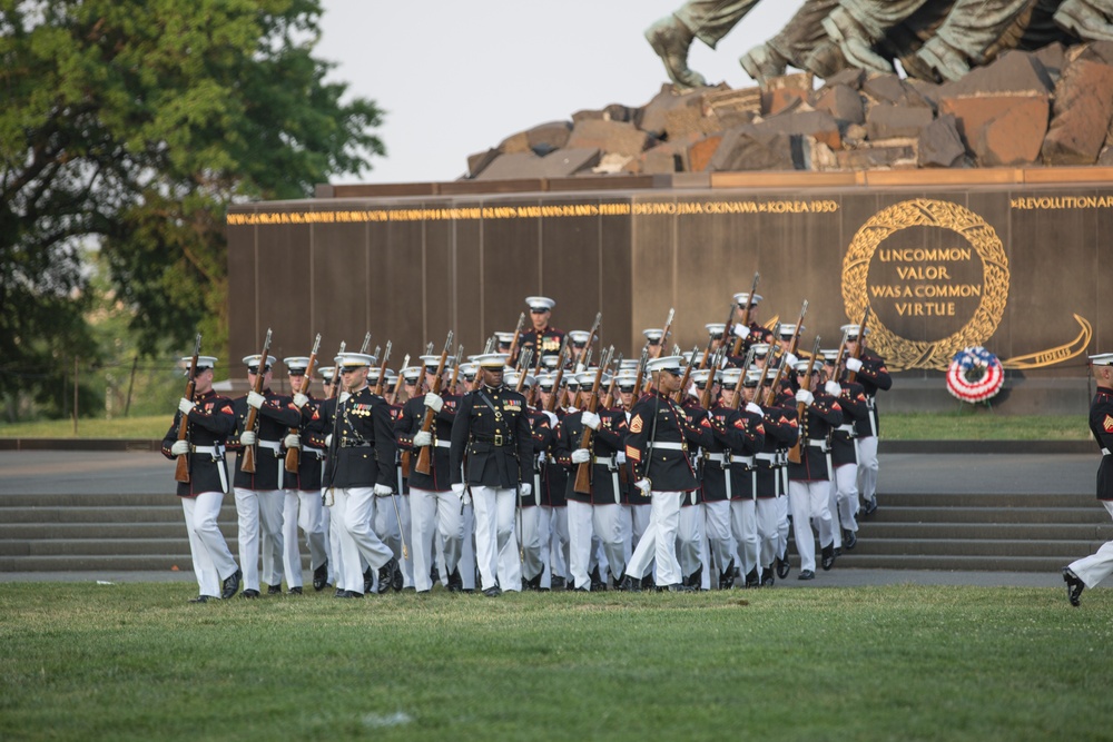 Marine Barracks Washington Sunset Parade June 13, 2017