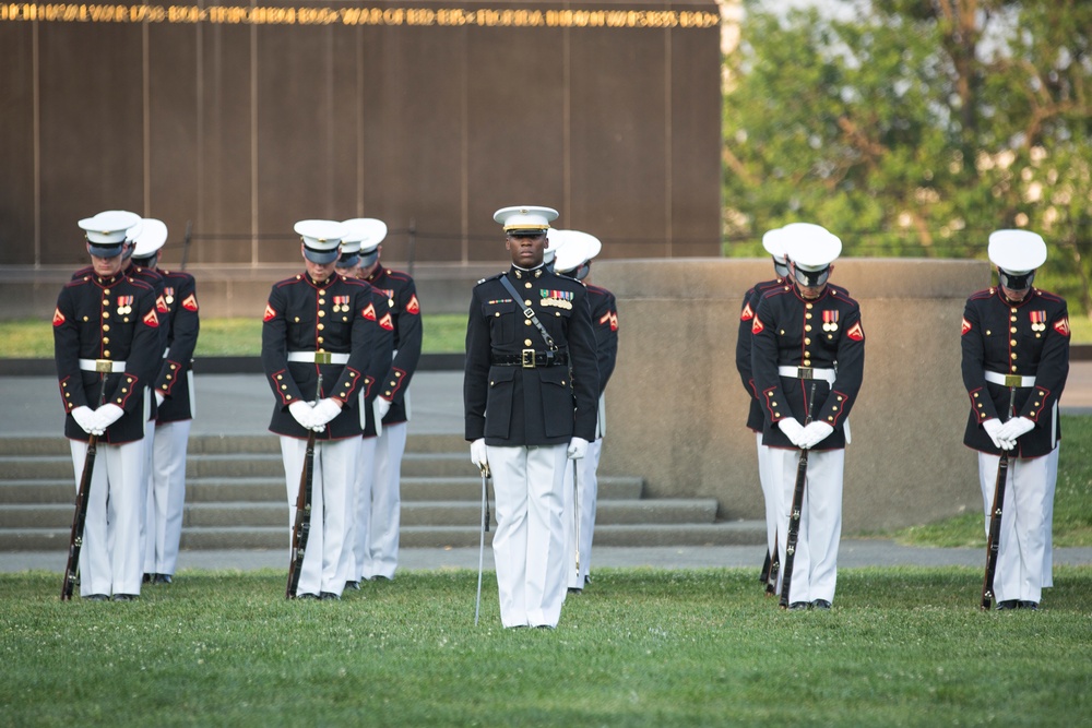 Marine Barracks Washington Sunset Parade June 13, 2017