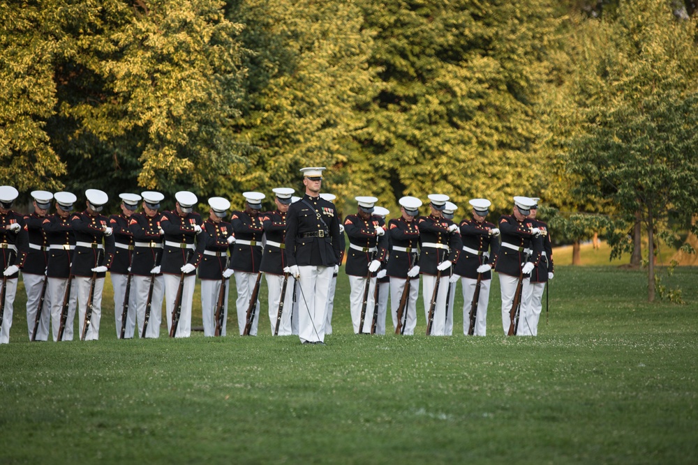 Marine Barracks Washington Sunset Parade June 13, 2017