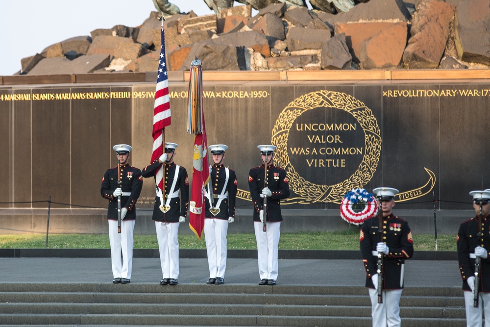 Marine Barracks Washington Sunset Parade June 13, 2017